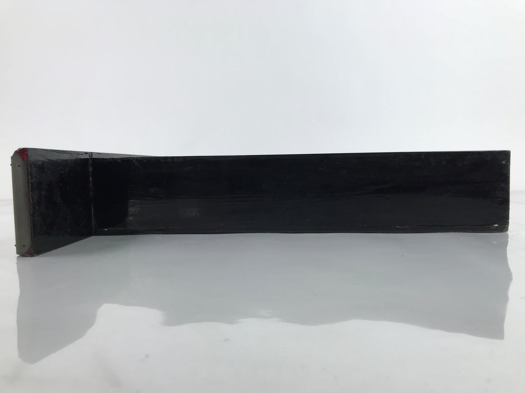 Japanese Buddhist Altar Wood Lacquered Drawer Tray Vtg Brown Black Bronze BA306