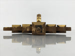 Japanese Buddhist Altar Wood Temple Roof Decor Vtg Butsudan Spare Part Gold BP1