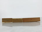 Japanese Buddhist Altar Wooden Kouran Railing Decorative Part Vtg 6pc Gold BA878