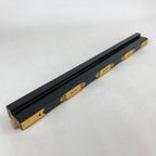 Japanese Buddhist Altar Wooden Lacquered Border Part Vtg Brass Metal Gold BA237