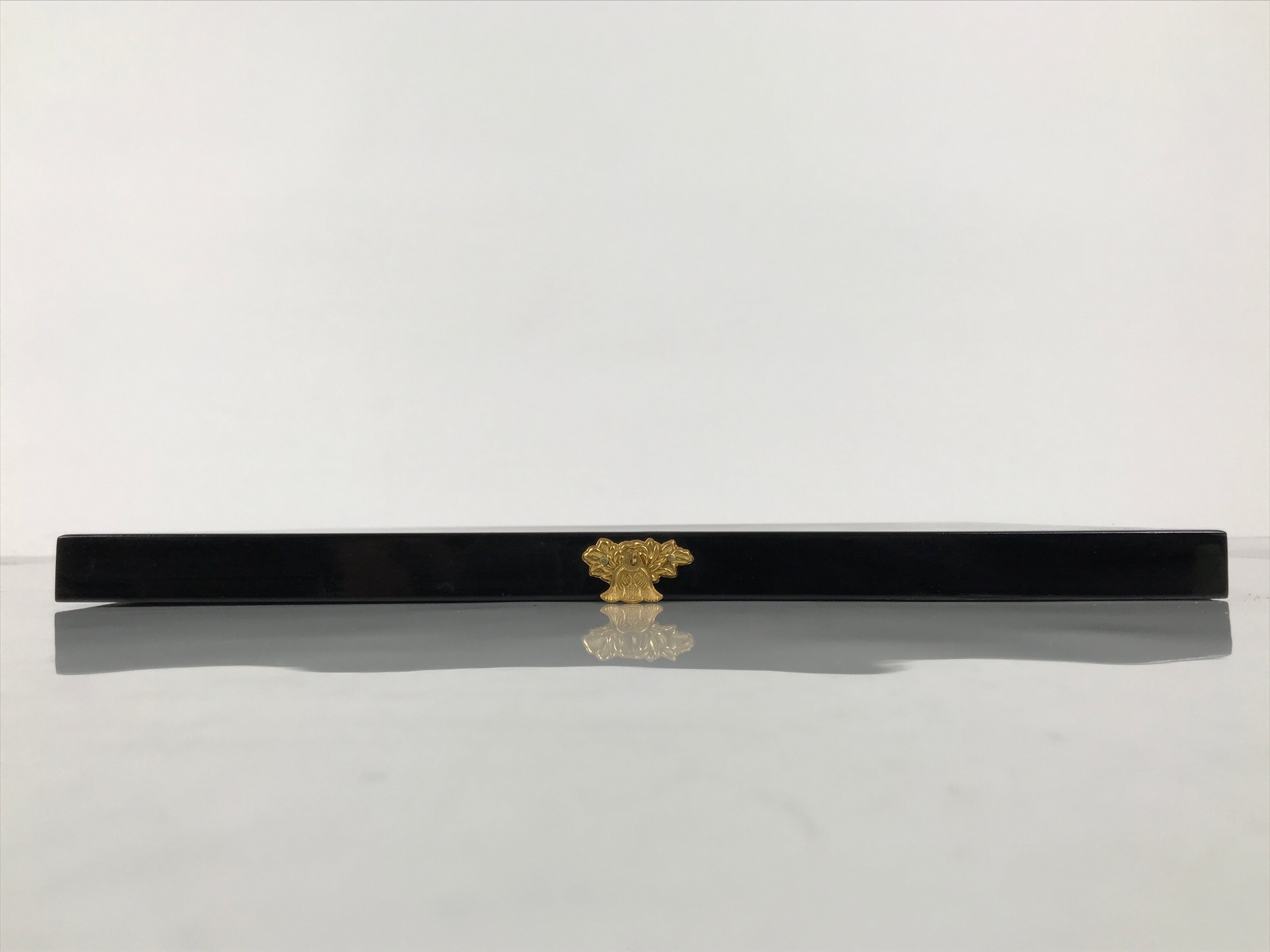 Japanese Buddhist Altar Wooden Lacquered Drawer Tray Butsudan Part Black BP15