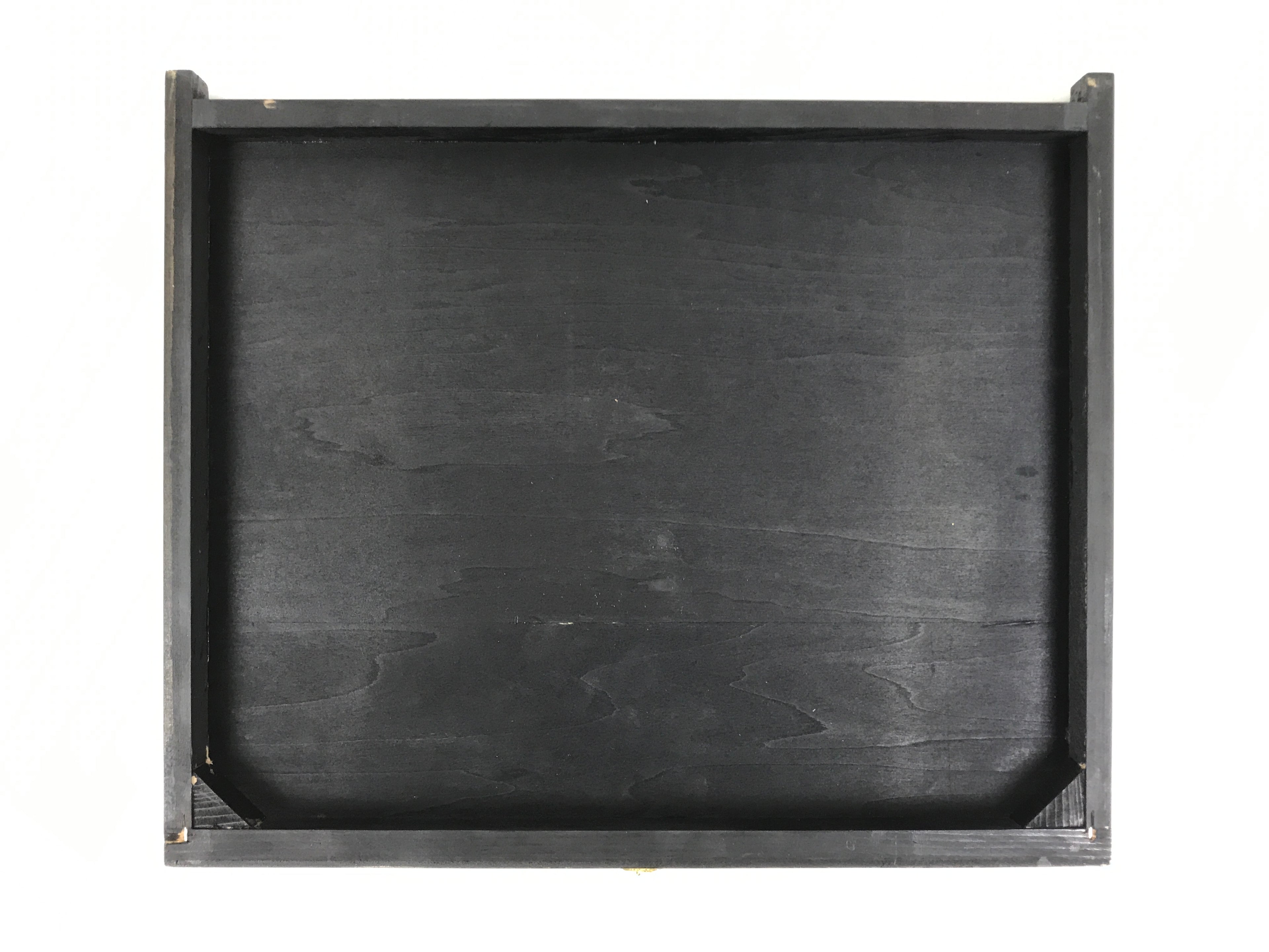 Japanese Buddhist Altar Wooden Lacquered Drawer Tray Butsudan Part Black BP15