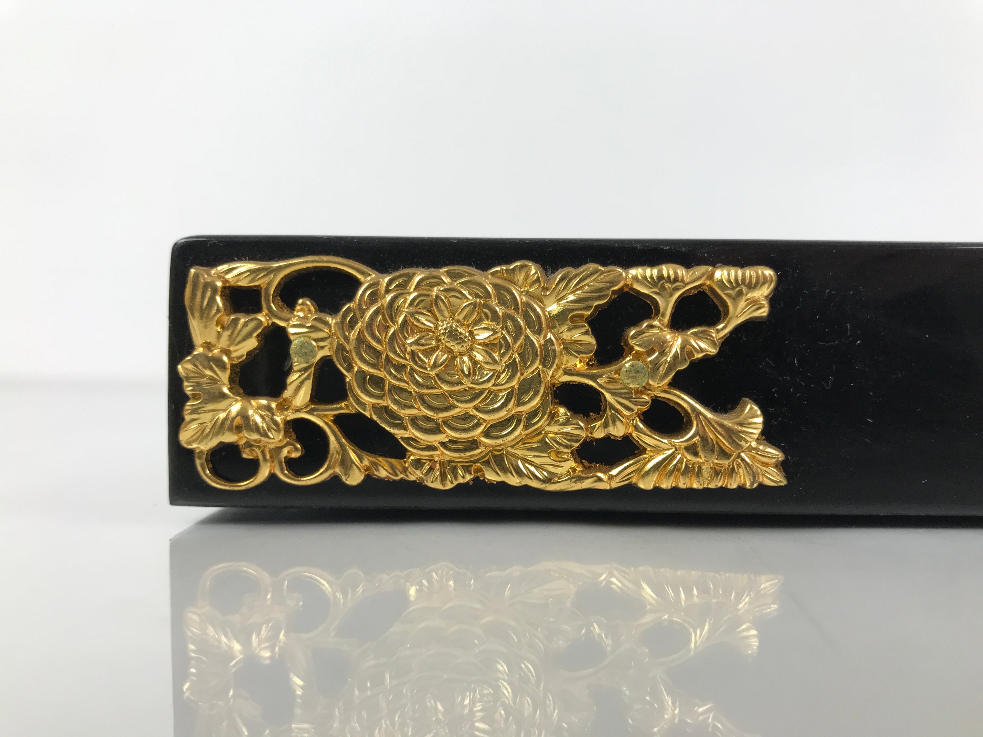 Japanese Buddhist Altar Wooden Lacquered Drawer Tray Butsudan Part Black BP16