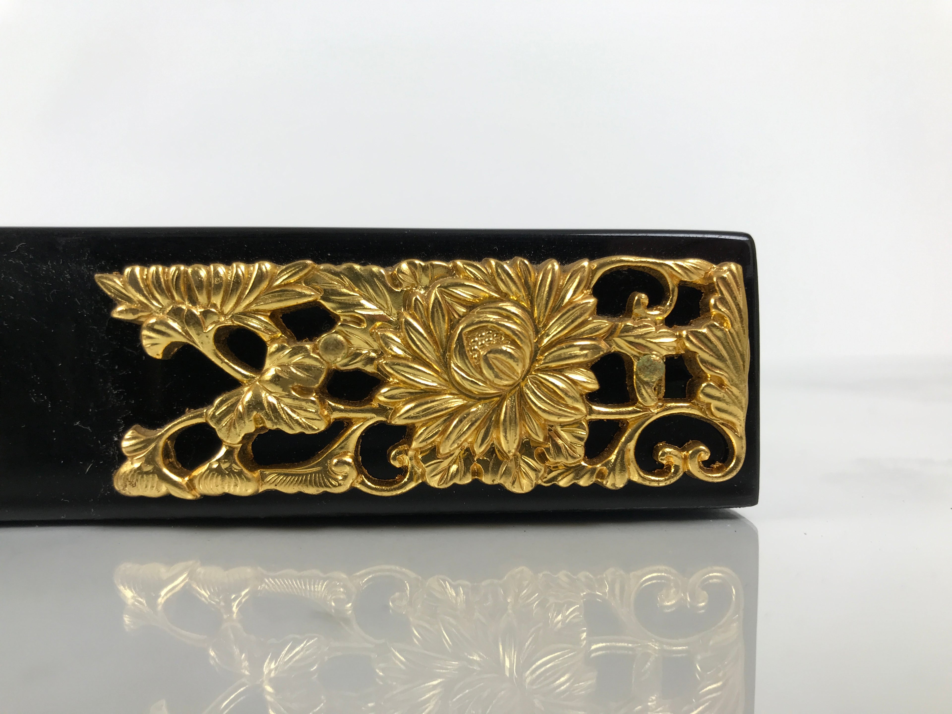 Japanese Buddhist Altar Wooden Lacquered Drawer Tray Butsudan Part Black BP16