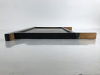 Japanese Buddhist Altar Wooden Lacquered Drawer Tray Vtg Black Gold BA289