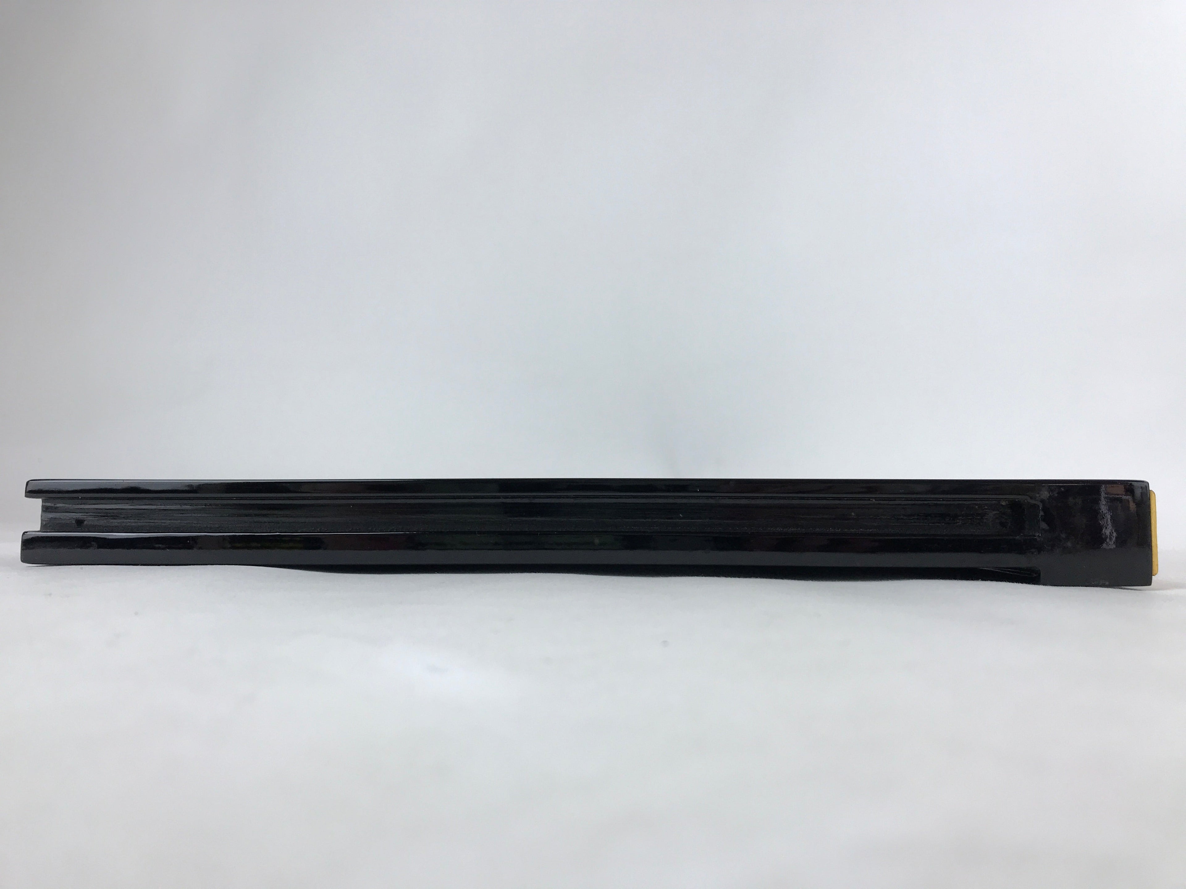 Japanese Buddhist Altar Wooden Lacquered Drawer Tray Vtg Brass Black Gold BA236