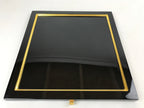Japanese Buddhist Altar Wooden Lacquered Drawer Tray Vtg Gilt Black Gold BA235