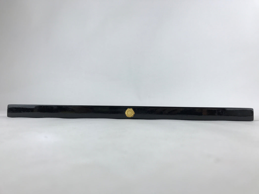 Japanese Buddhist Altar Wooden Lacquered Drawer Tray Vtg Gilt Black Gold BA235