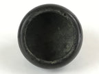 Japanese Buddhist Alter Fitting Bronze Incense Burner Koro Vtg Flower Black BA70
