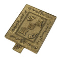 Japanese Buddhist Amulet Divine Mirror Vtg Gogaku-Shinkyo Gold Talisman BA703