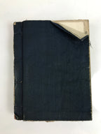 Japanese Buddhist Book Showa Shomyoshu Vtg Jodo Shinshu Dark Blue BA477