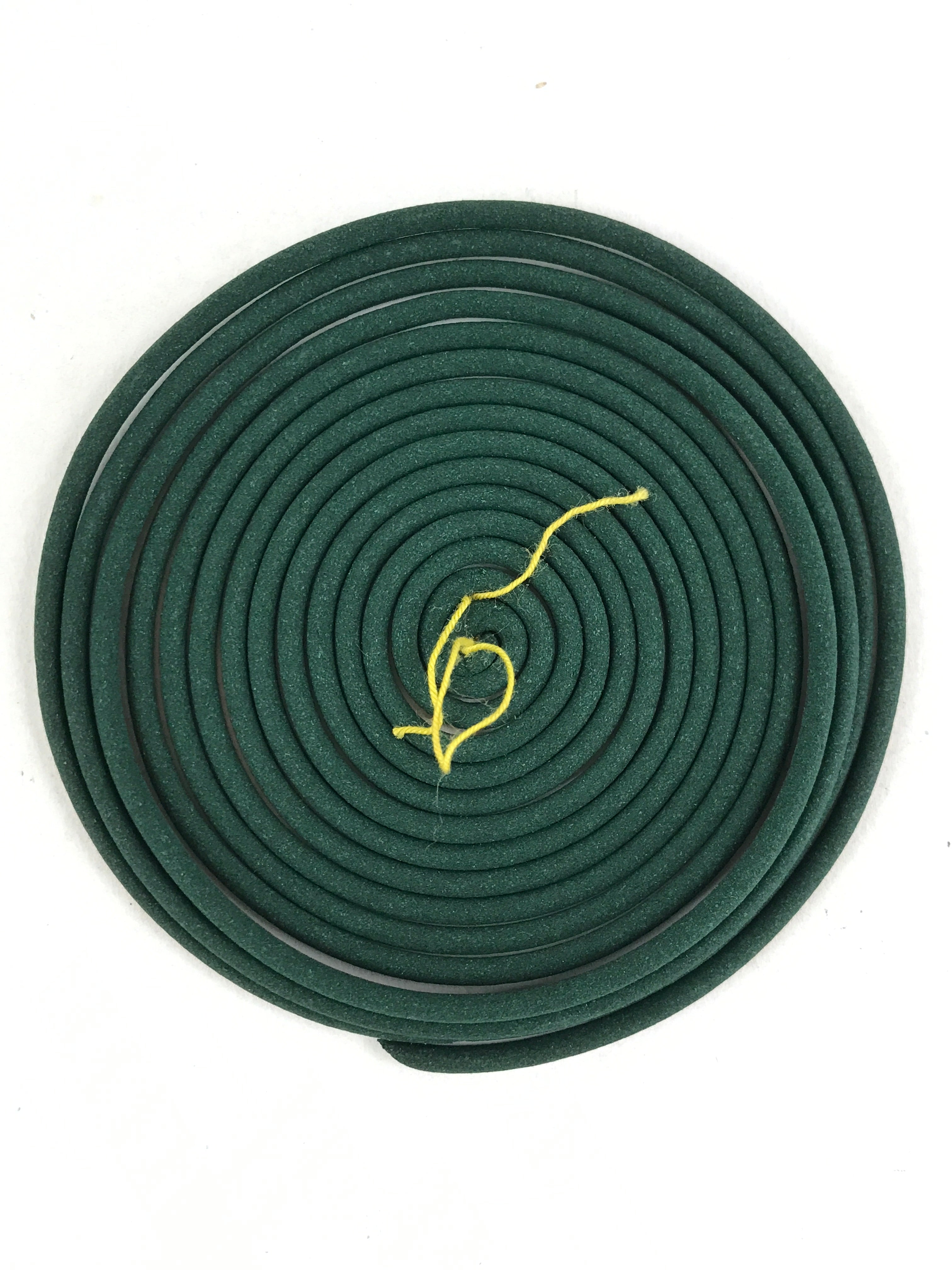 Japanese Buddhist Boxed Incense Coils Scent Vtg Green Senko Butsugu 2mm IN10