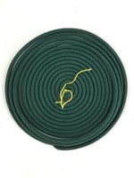 Japanese Buddhist Boxed Incense Coils Scent Vtg Green Senko Butsugu 2mm IN10