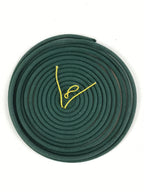 Japanese Buddhist Boxed Incense Coils Scent Vtg Green Senko Butsugu 2mm IN11