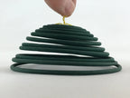 Japanese Buddhist Boxed Incense Coils Scent Vtg Green Senko Butsugu 2mm IN11