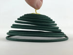 Japanese Buddhist Boxed Incense Coils Scent Vtg Green Senko Butsugu 2mm IN11