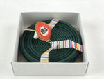 Japanese Buddhist Boxed Incense Coils Scent Vtg Green Senko Butsugu 2mm IN11
