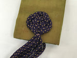 Japanese Buddhist Costume Surplice Sash Vtg Kataginu Wagesa Green Gold BA876