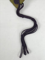 Japanese Buddhist Costume Surplice Sash Vtg Kataginu Wagesa Green Gold BA876