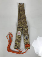 Japanese Buddhist Costume Surplice Sash Vtg Kataginu Wagesa Purple Gold BA925