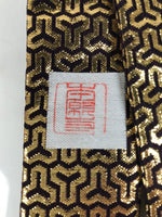 Japanese Buddhist Costume Surplice Sash Vtg Kataginu Wagesa Purple Gold BA926