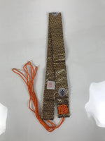Japanese Buddhist Costume Surplice Sash Vtg Kataginu Wagesa Purple Gold BA926