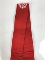 Japanese Buddhist Costume Surplice Sash Vtg Kataginu Wagesa Red Gold BA834