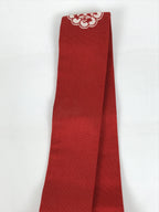 Japanese Buddhist Costume Surplice Sash Vtg Kataginu Wagesa Red Gold BA834