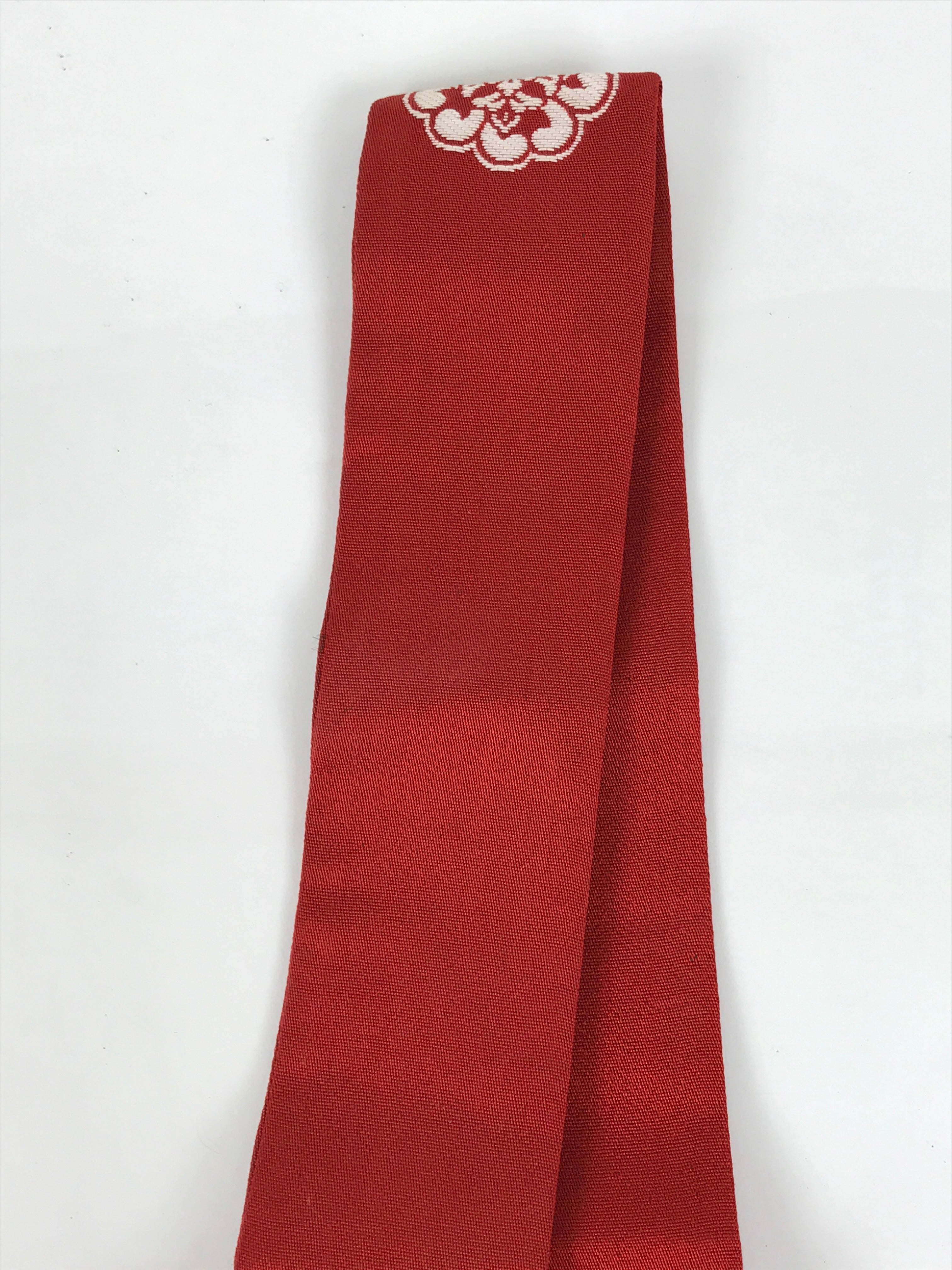 Japanese Buddhist Costume Surplice Sash Vtg Kataginu Wagesa Red Gold BA834