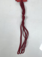 Japanese Buddhist Costume Surplice Sash Vtg Kataginu Wagesa Red Gold BA875