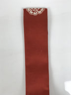 Japanese Buddhist Costume Surplice Sash Vtg Kataginu Wagesa Red White BA912