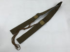 Japanese Buddhist Costume Surplice Sash Vtg Wagesa Hangesa Brown Gold BA700