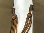 Japanese Buddhist Costume Surplice Sash Vtg Wagesa Hangesa Brown Gold BA700