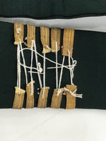 Japanese Buddhist Costume Surplice Sash Vtg Wagesa Hangesa Green Gold BA699