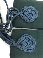 Japanese Buddhist Costume Surplice Sash Vtg Wagesa Hangesa Green Gold BA699