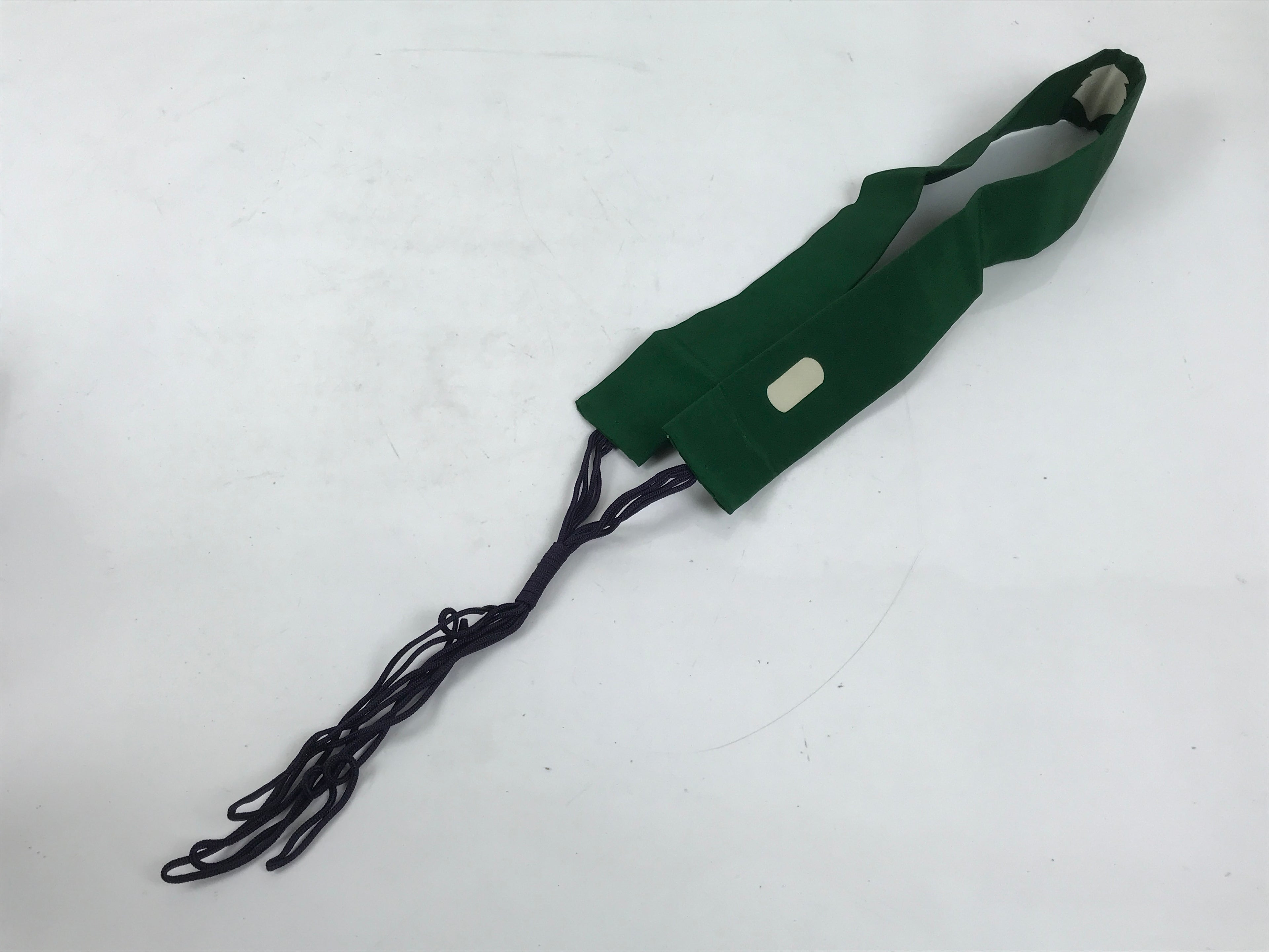 Japanese Buddhist Costume Surplice Sash Vtg Wagesa Hangesa Green Purple BA698