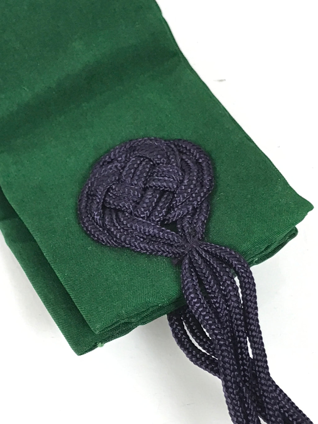 Japanese Buddhist Costume Surplice Sash Vtg Wagesa Hangesa Green Purple BA698