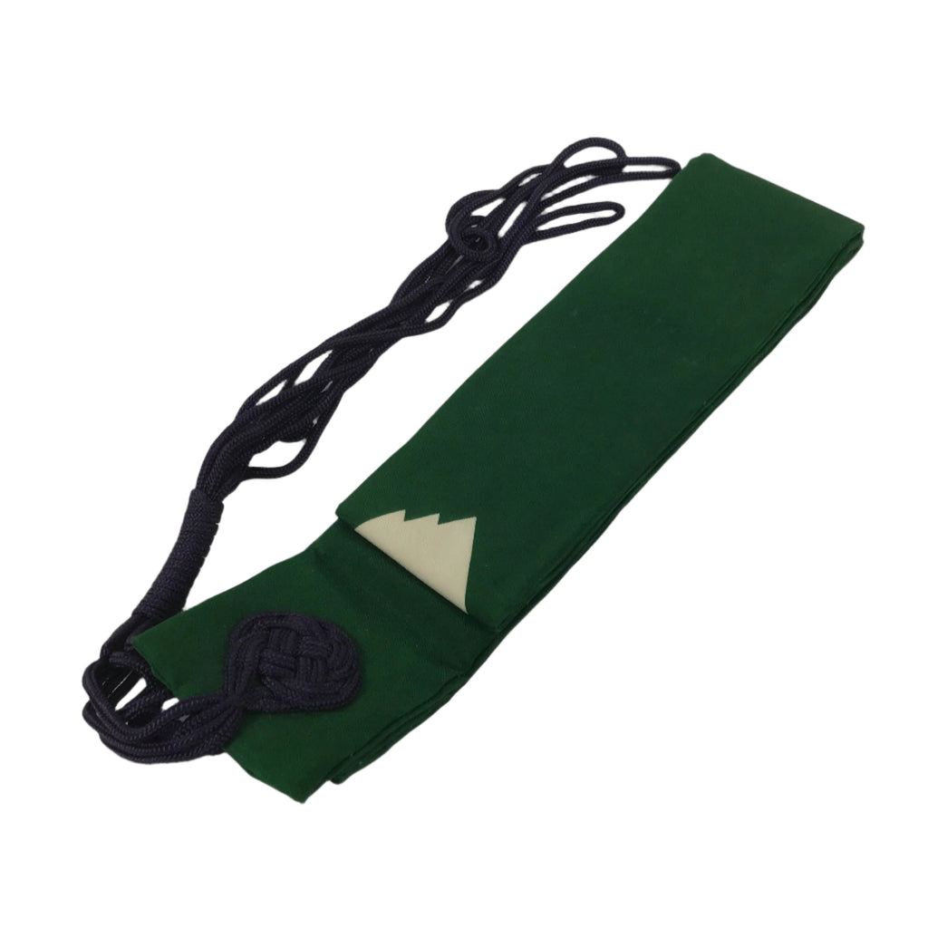Japanese Buddhist Costume Surplice Sash Vtg Wagesa Hangesa Green Purple BA698