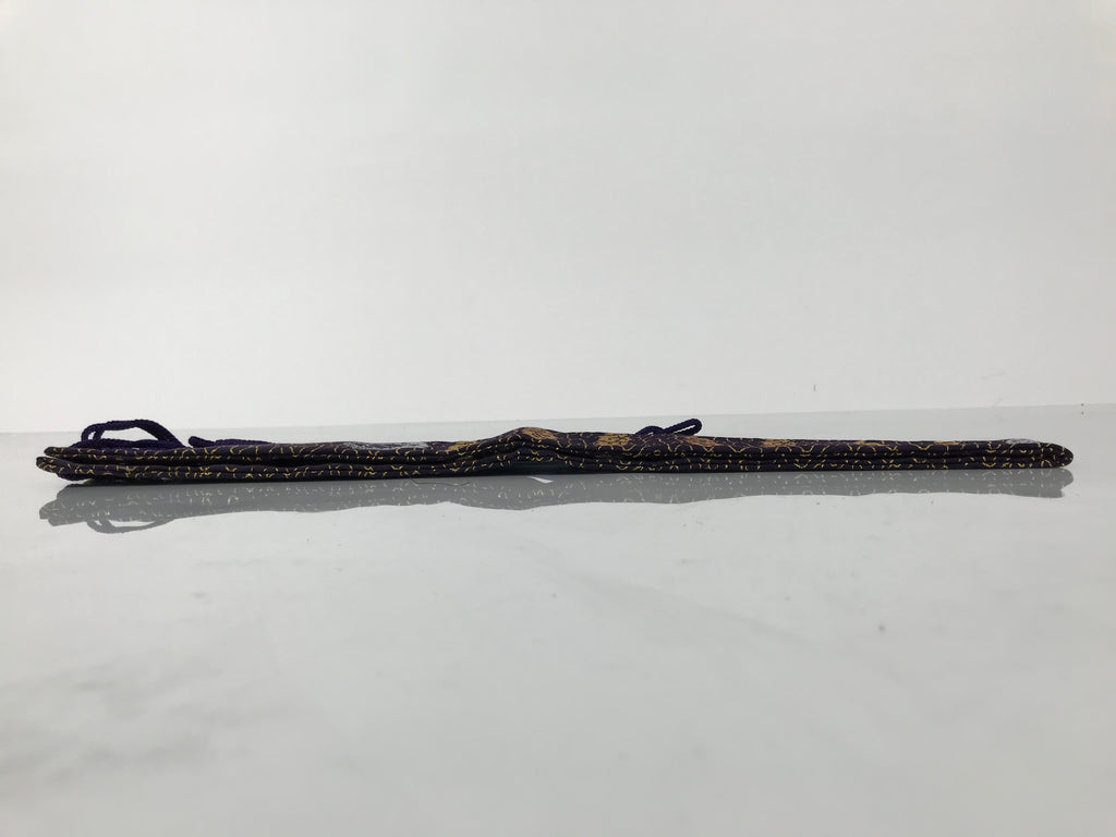 Japanese Buddhist Costume Surplice Sash Vtg Wagesa Hangesa Purple Gold BA813