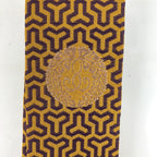 Japanese Buddhist Costume Surplice Sash Vtg Wagesa Hangesa Yellow Purple BA383