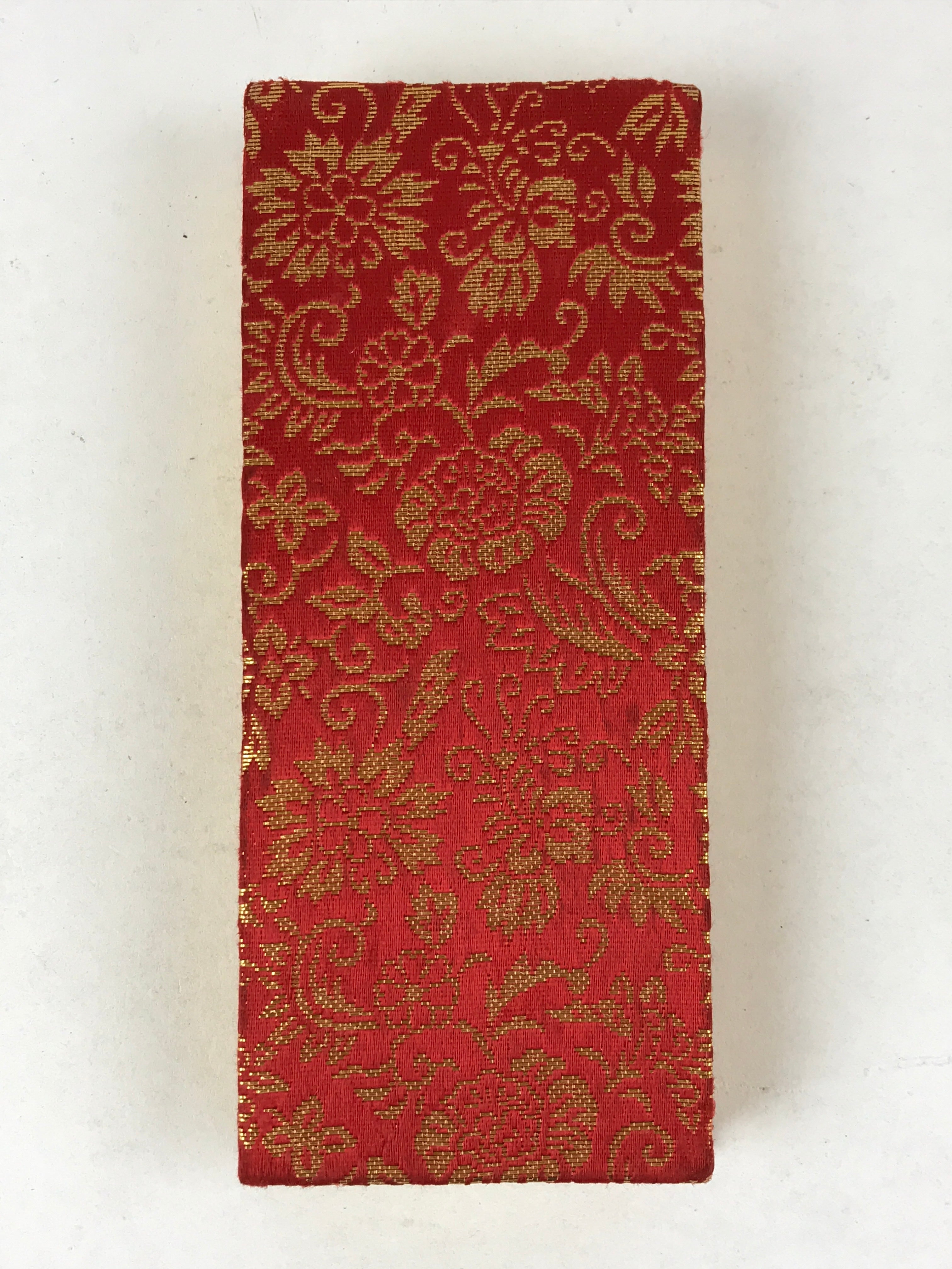 Japanese Buddhist Death Register C1970 Hand-Written Kakocho Red Gold BA197