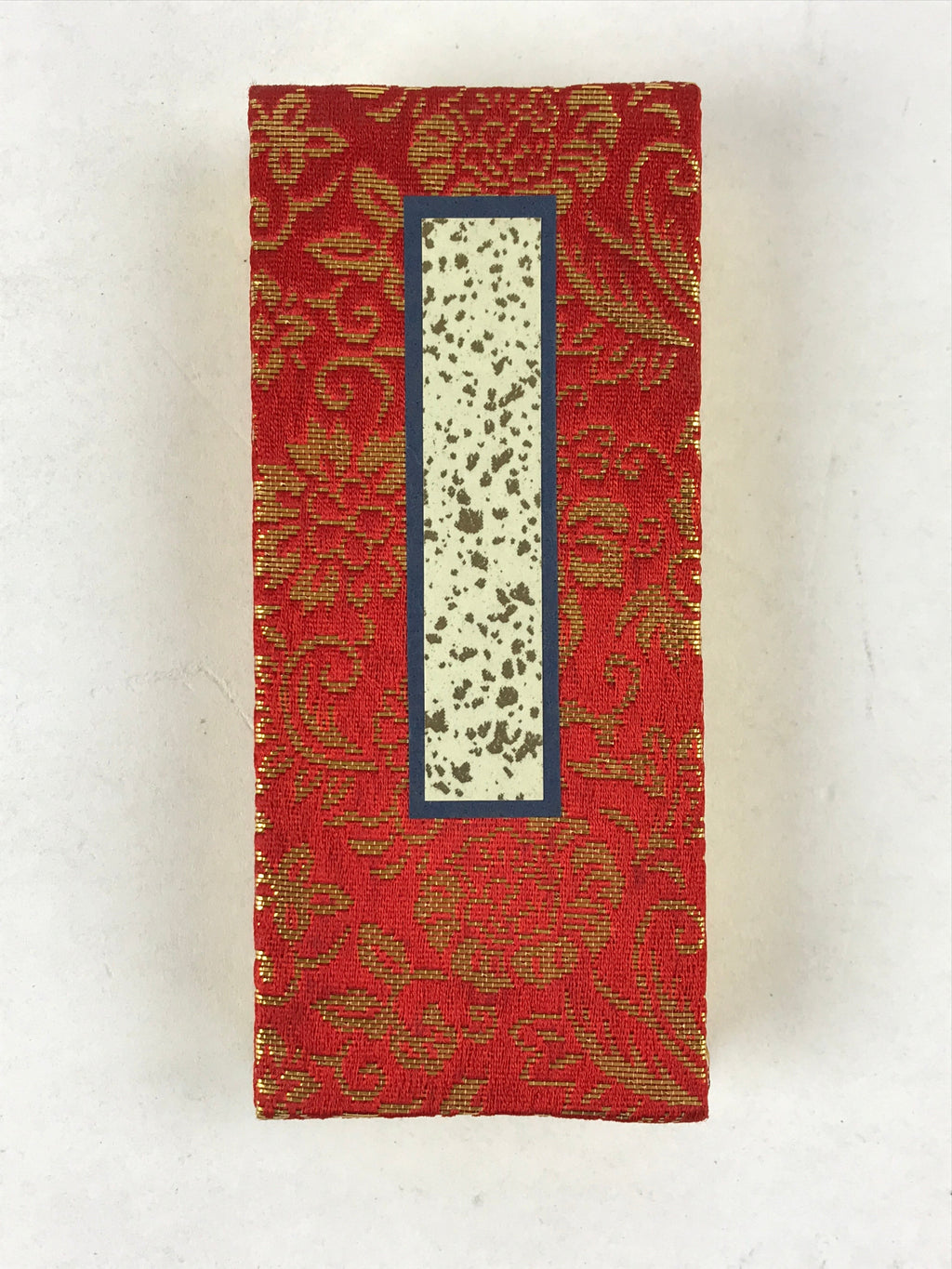 Japanese Buddhist Death Register C1970 Unused Empty Kakocho Red Gold BA228