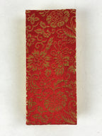Japanese Buddhist Death Register C1970 Unused Empty Kakocho Red Gold BA228