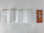 Japanese Buddhist Death Register C1970 Unused Empty Kakocho Red Gold BA228