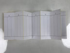 Japanese Buddhist Death Register Vtg Unused Empty Kakocho Red Gold BA521