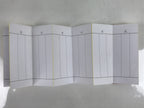 Japanese Buddhist Death Register Vtg Unused Empty Kakocho Red Gold BA521