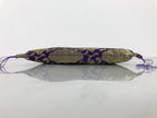 Japanese Buddhist Decorative Fabric Pillow Vtg Purple Gold Chrysanthemum BA880