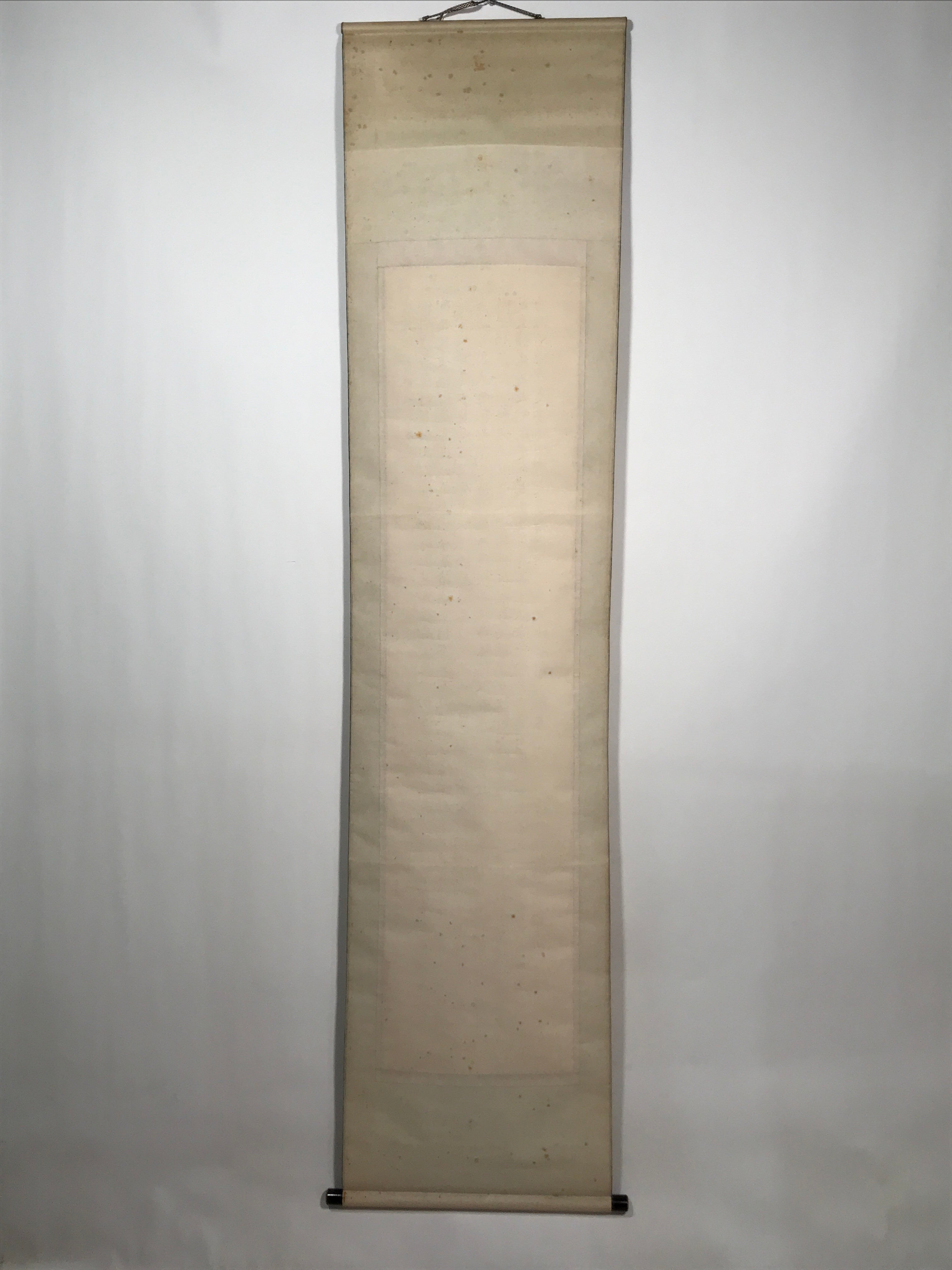 Japanese Buddhist Hanging Scroll Vtg Heart Sutra Hannya Shingyo Kakejiku SC808