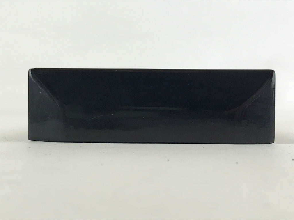 Japanese Buddhist Icon Lacquer Mini Altar Vtg Black Gold Hongwanji BA118