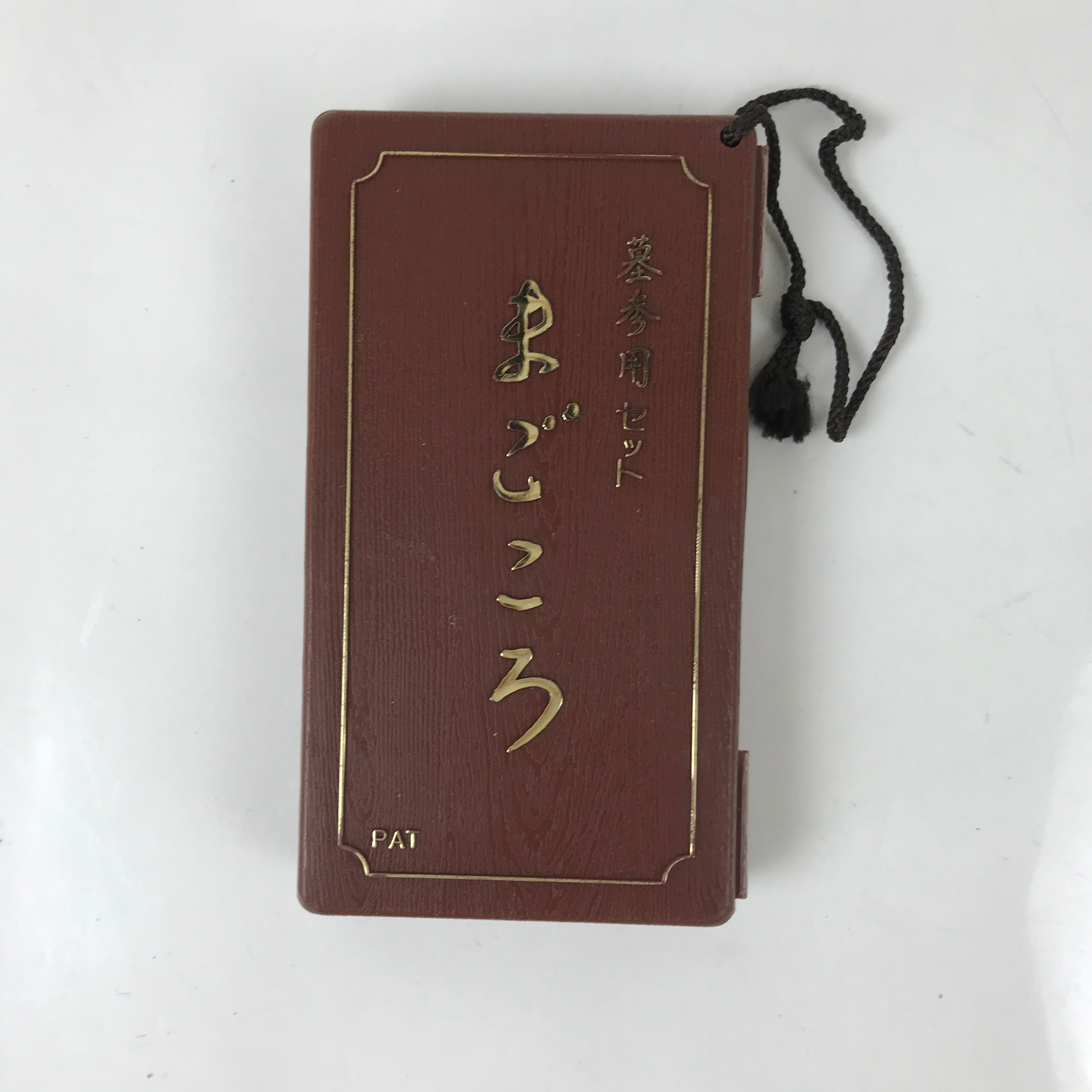 Japanese Buddhist Incense Sticks Candles Storage Box Vtg Grave Haka Mairi IN18